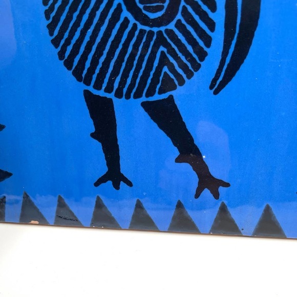 BY GINO ITALYA made exclusively for STARBUCKS Coffee Company plate blue bird - Picture 3 of 6